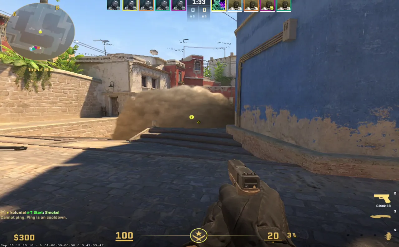 Smoke lineup executada